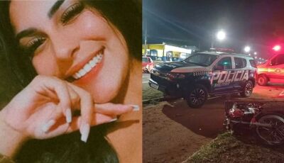 TRAGÉDIA: Jovem de 25 anos morre em acidente de moto durante fuga em MS