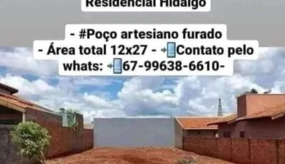 CLASSIFICADO: Terreno à venda em ótima localização em Fátima do Sul