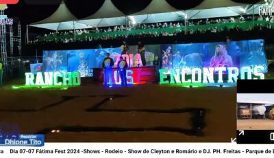 AGORA Ao Vivo: Rodeio e Show de Cleyton e Romário no Fátima Fest 2024 em Fátima do Sul