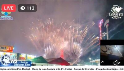 AO VIVO: Luan Santana e queima da fogueira ecológica no Fátima Fest 2024 em Fátima do Sul