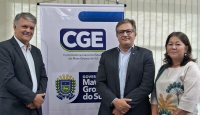 Troca de experiências: CGE-MS recebe controlador-geral de Goiás para visita técnica