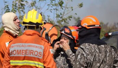 Esforço coletivo: Governo de MS e Força Nacional trabalham conjunto para combater fogo no Pantanal