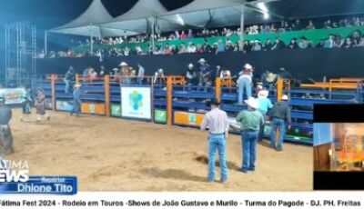 AO VIVO: Rodeio e show com a Turma do Pagode no Fátima Fest 2024 em Fátima do Sul