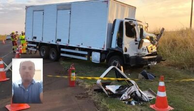 Acidente envolvendo 2 caminhões mata motorista entre Dourados e Caarapó