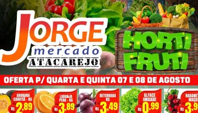 Confira as OFERTAS desta quarta e quinta-feira do Jorge Mercado Atacarejo em Fátima do Sul