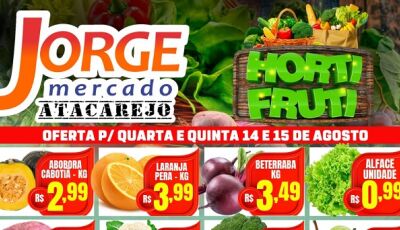 Confira as OFERTAS desta quarta e quinta-feira do Jorge Mercado Atacarejo em Fátima do Sul