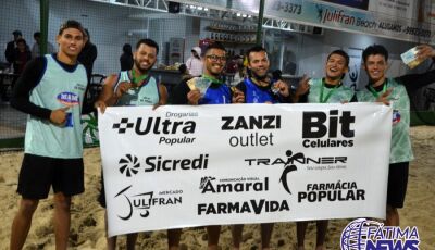 Competitividade e talento marcam o 1&ordm; campeonato de vôlei masculino no Beach Tênis Julifran