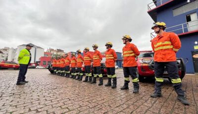 Reforço: bombeiros gaúchos estão a caminho de MS para ajudar no combate aos incêndios florestais