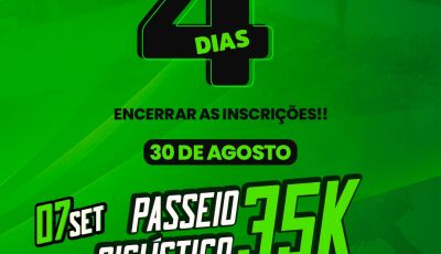 Últimos dias para inscrição na 1ª corrida e passeio ciclístico do Floresta Clube de Campo participe 