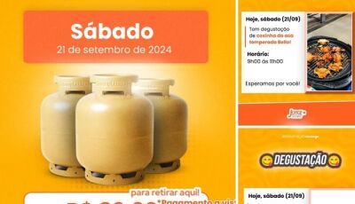 SABADOUUU com gás a R$ 89,90, degustações, estoura BALÃO e muitas OFERTAS no Jorge Mercado em Fátima