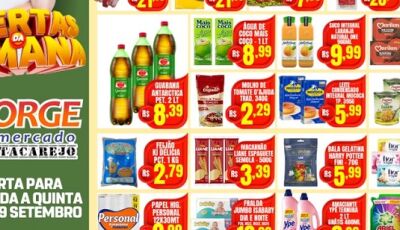 Confira as OFERTAS da SEMANA para esta segunda e terça no Jorge Mercado Atacarejo em Fátima do Sul