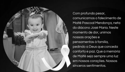 Ivinhema surpreendida com a triste noticia da morte da pequena Maitê