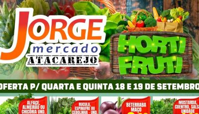 QUARTOUUU com muitas promoções e SORTEIOS vigentes no Jorge Mercado em Fátima do Sul; CONFIRA