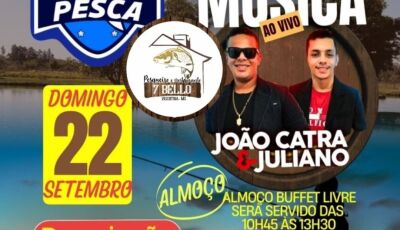 Vem aí o 6&ordm;Torneio de Pesca do Pesqueiro 7 Belo em Vicentina, haverá prêmios em dinheiro 