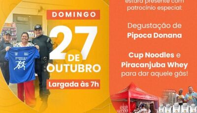 Jorge Mercado vai distribuir Cup Noodles e Piracanjuba Whey na corrida da PM deste domingo em Fátima