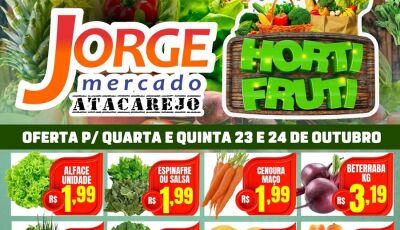 Quartouu de OFERTAS e SORTEIOS vigentes no Jorge Mercado Atacarejo em Fátima do Sul