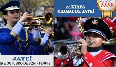 Jateí recebe etapa do circuito sul-mato-grossense de bandas e fanfarras 2024 neste sábado