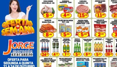 Confira as OFERTAS da SEMANA que vão até quinta-feira no Jorge Mercado Atacarejo em Fátima do Sul