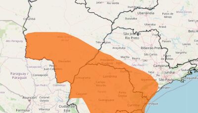 Em alerta de tempestade, Dourados registra ventos de quase 35 km/h