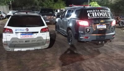 Batalhão de Choque prende trio suspeito de roubar carro e fazer taxista refém