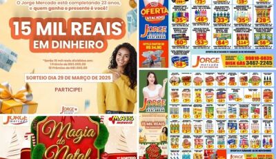 SABADOUUU com muitas OFERTAS e SORTEIOS vigentes no Jorge Mercado em Fátima do Sul; CONFIRA