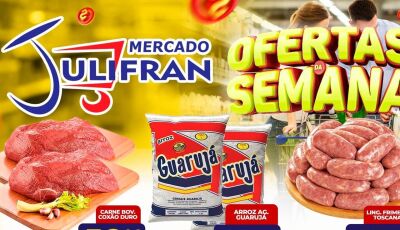 Confira as OFERTAS da SEMANA que vão até sábado no Mercado Julifran em Fátima do Sul