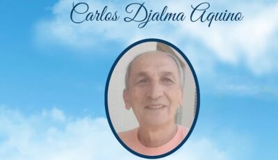 Glória de Dourados se despede de Carlos Djalma Aquino, Paz Oliveira informa velório e sepultamento