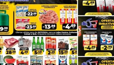 É HOJE: Dia 'J' com tudo abaixo do preço no Mercado Julifran, confira as OFERTAS em Fátima do Sul