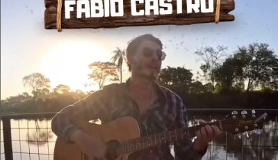 Almoço deste domingo no Pesqueiro 07 Bello terá show ao vivo com Fábio Castro em Vicentina