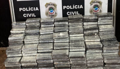 Motorista que saiu de Dourados com 550 quilos de cocaína é preso em Nova Andradina