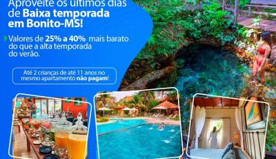 Sua viagem dos sonhos a Bonito (MS) pode ser ainda mais especial com tarifas até 40% mais barato