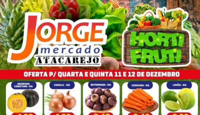 Confira as OFERTAS desta quarta e quinta no Jorge Mercado Atacarejo em Fátima do Sul