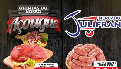 HOJE tem o SÁBADO do PETISCO e as OFERTAS do AÇOUGUE no Mercado Julifran em Fátima do Sul, CONFIRA