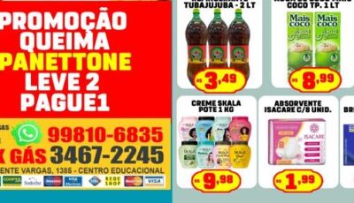 SEXTOUUU com queima PANETTONE de Leve 02 e PAGUE 01 e muitas OFERTAS no Jorge Mercado, CONFIRA