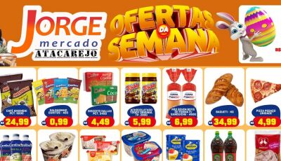 SEGUNDOUUU com muitas OFERTAS e CESTAS de PÁSCOA no Jorge Mercado em Fátima do Sul