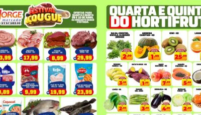 Confira as OFERTAS desta quarta e quinta-feira do Jorge Mercado em Fátima do Sul