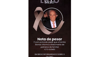 Vai deixar muita saudade a partida do esportista Cotia do E.C. 21 de Abril de Fátima do Sul
