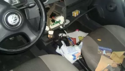 Ladrão invade condomínio e faz arrastão nos carros dos moradores