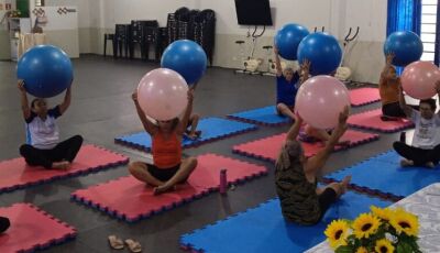 Em Jateí, pilates é a nova estrela de vida saudável para idosos do Projeto Conviver