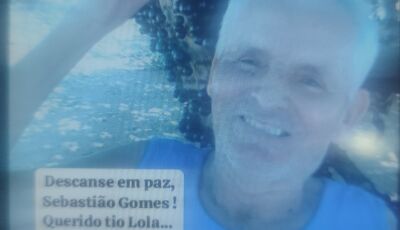 A família Gomes comunica, com profundo pesar, o falecimento do senhor Sebastião Gomes (Lola)