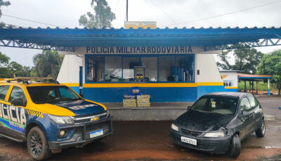 Rapaz é preso transportando maconha em carro com placas de Dourados