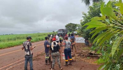 Após presença do Choque e negociações, MST desocupa área em Dourados