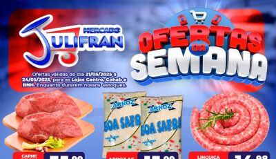 Confira as OFERTAS da SEMANA e a QUARTA VERDE do Mercado Julifran em Fátima do Sul