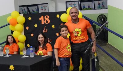 Vicentina participa do Maio Laranja de combate aos abusos e exploração infantil, veja FOTOS