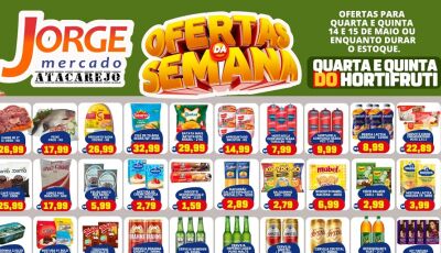 QUARTOUUU com muitas OFERTAS e SORTEIOS vigentes no Jorge Mercado em Fátima do Sul, CONFIRA