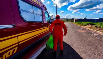 Bombeiros socorrem caso de intoxicação e encontram família passando fome em MS