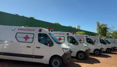 Governo de MS reforça estrutura de saúde do Estado com entrega de ambulâncias para 11 municípios