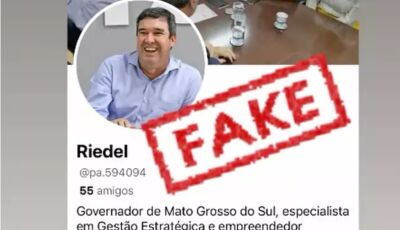 Governador denuncia perfil falso dele criado para dar golpes