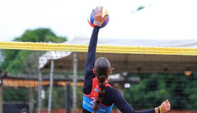Vôlei de praia registra recorde de participação nos Jogos Escolares da Juventude de MS