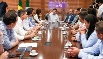 MS Ativo: Rochedo apresenta projetos de pavimentação de bairros e nova ponte ao Governo do Estado